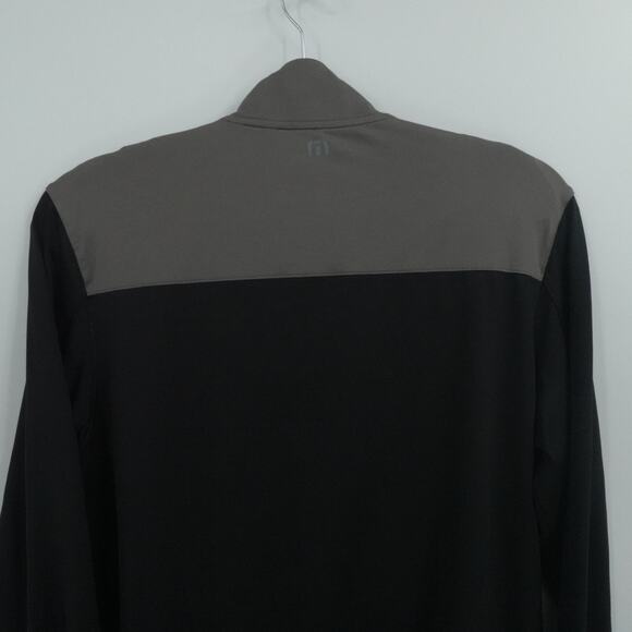 Travis Mathew Jacket Mens Medium Gray Black Tech Track Performance Full Zip Golf - Picture 11 of 13